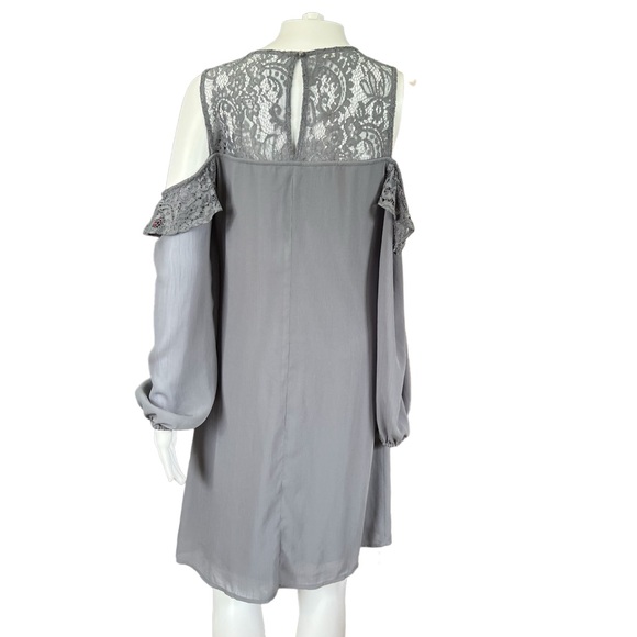 Maurice’s- Women’s Long Sleeve Cold Shoulder Dress Sz SM - Picture 3 of 7